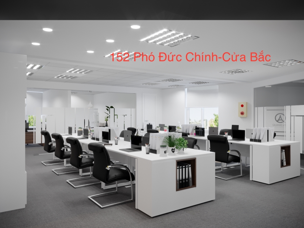 Cho thuê VP 125m2 Tòa nhà 152 Phó Đức Chính, Ba Đình - Vị trí đắc địa, sẵn sàng nhận diện thương hiệu
