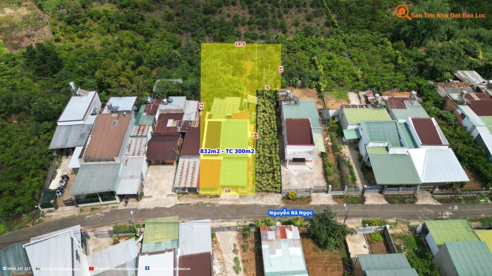 Nhà Vườn 832m2 MT Nguyễn Bá Ngọc, Thổ Cư, Vườn Trái Cây - Giá Hời 4.3 Tỷ