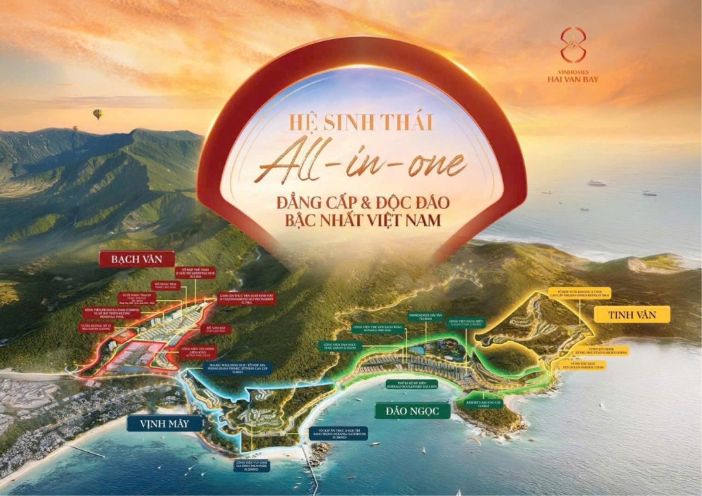 Mở bán Vinhomes Hải Vân Bay: Booking chỉ 100 triệu, sở hữu ngay lô liền kề đẹp, tiềm năng sinh lời vượt trội