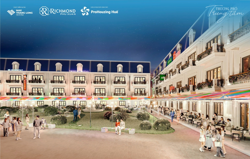 Shophouse Phú Xuân City: Vị trí kim cương đối diện chợ, đón đầu tiềm năng tăng giá!