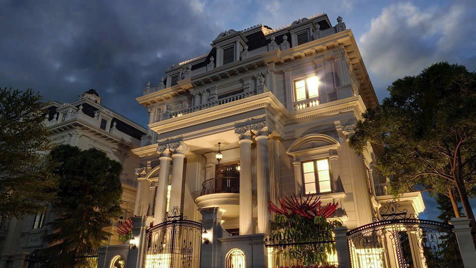 Biệt thự Yên Hòa 300m2 mặt trục đôi, 5 tầng thang máy, nội thất nhập khẩu, giá 135 tỷ