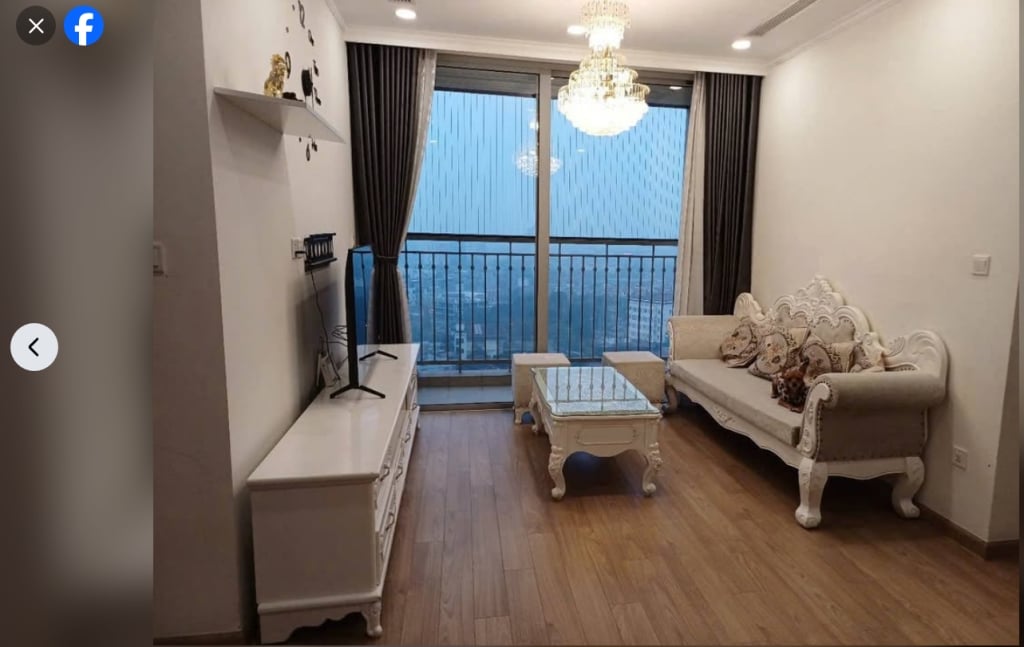 Cho thuê căn hộ 2PN Vinhomes Gardenia, full nội thất, vào ở ngay, giá tốt